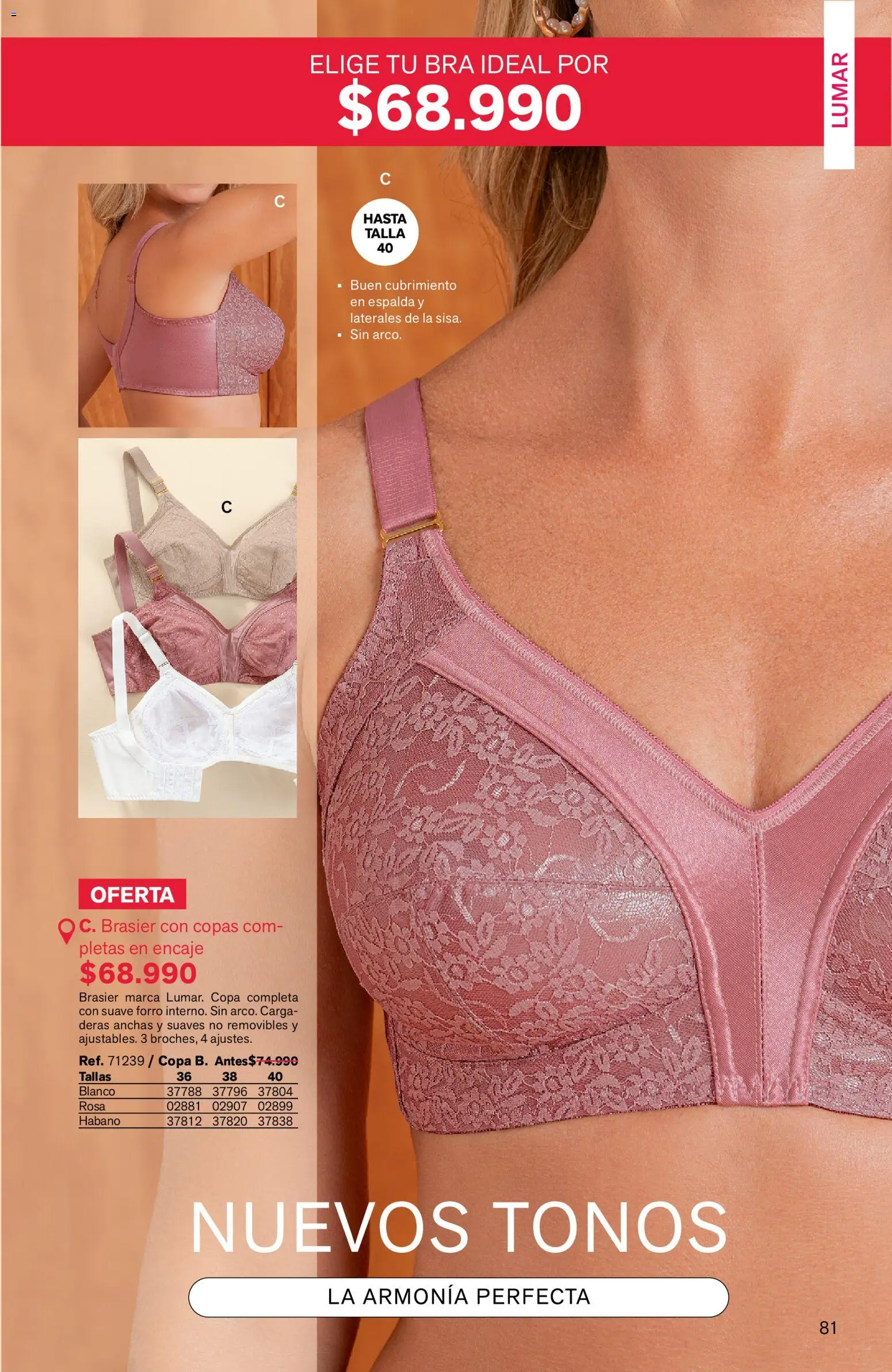 Leonisa revista - valida desde el 24/08/2026 | Página: 81 | Productos: Brasier