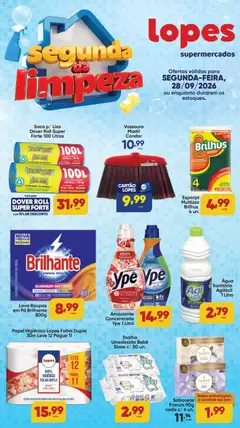 Lopes Supermercados - Ofertas da semana - Pré-Visualização do folheto da loja Lopes Supermercados, válido de 28/09/2026
