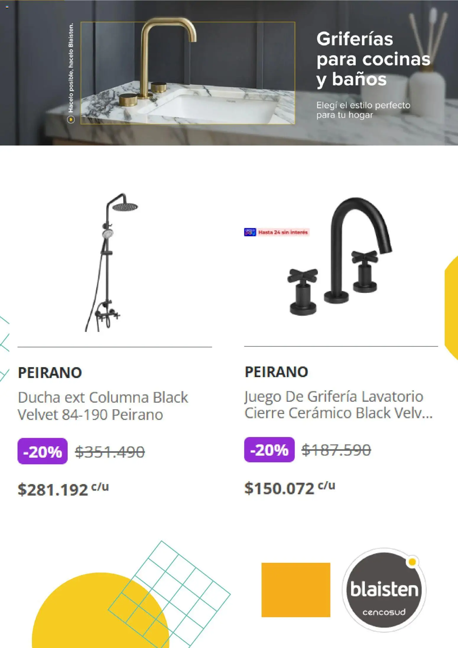 Blaisten catálogo │ válido desde el 30/09/2026 | Página: 3 | Productos: Cerámico, Ducha