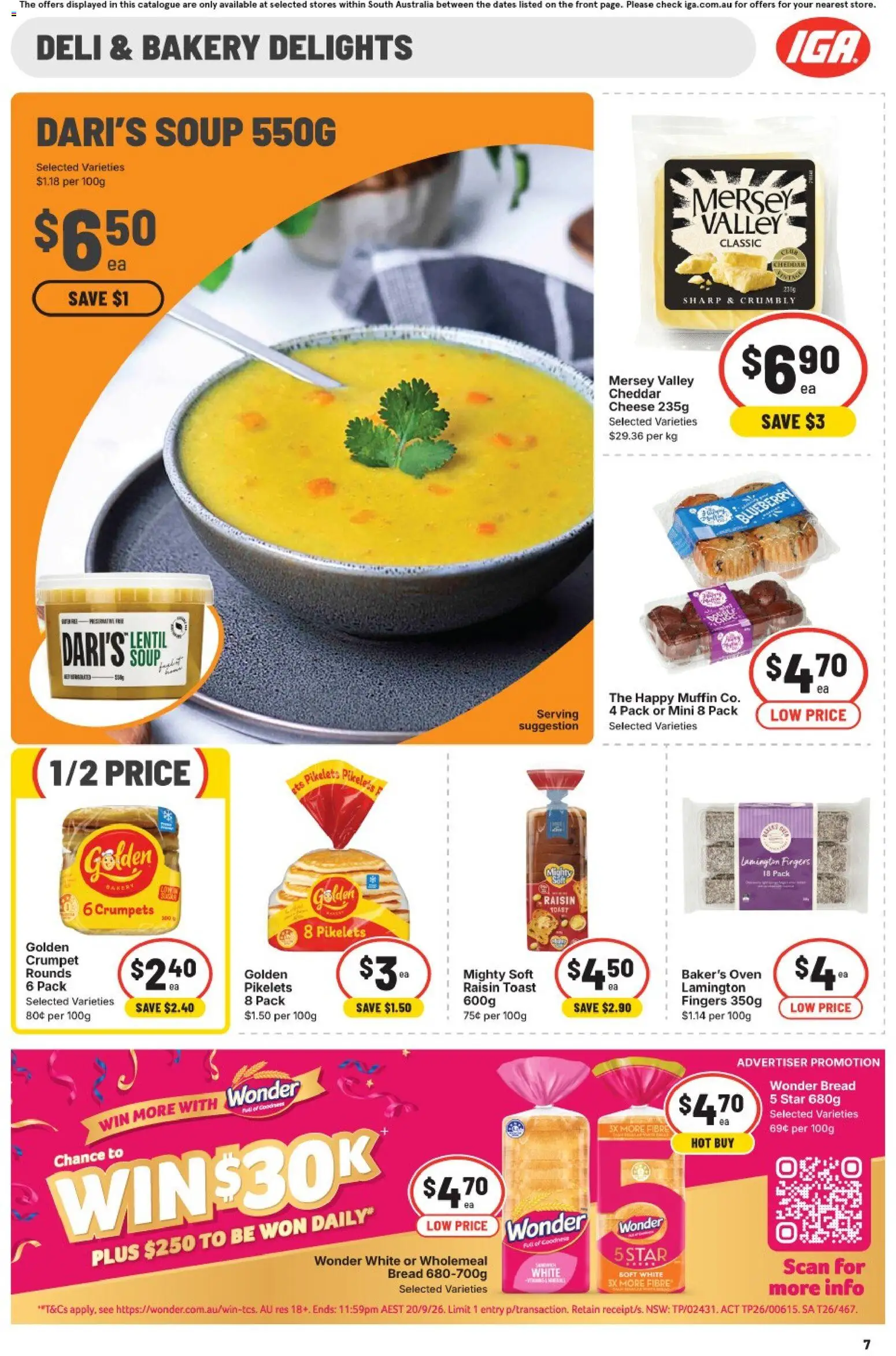 IGA catalogue - valid from 15/07/2026 | Page: 7 | Products: Kiwifruit, Mandarins, Cabbage, Rockmelon