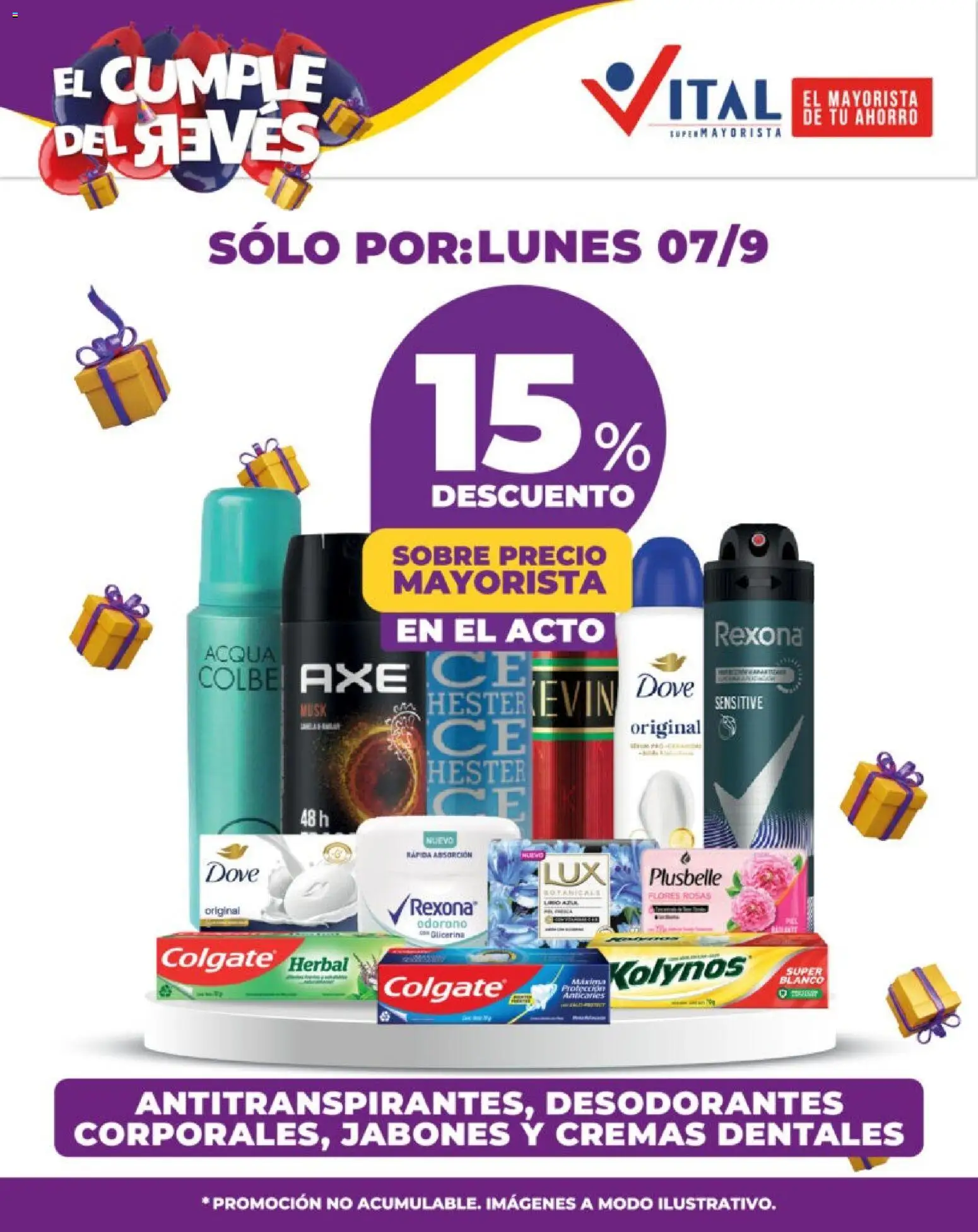 Vital - Ahorrá │ válido desde el 07/09/2026 | Página: 3 | Productos: Flores, Sobre