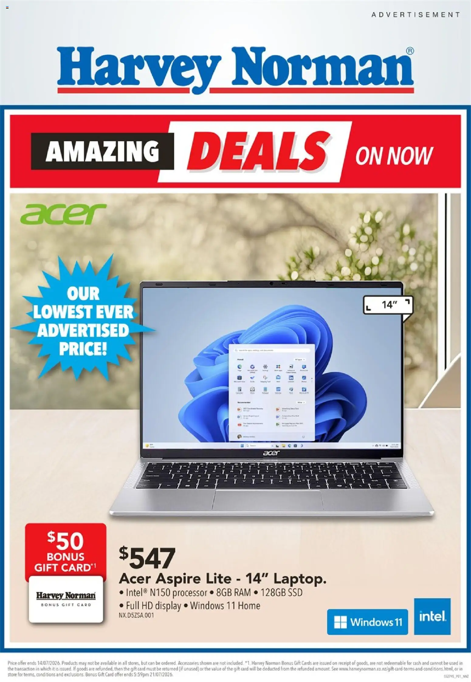Harvey Norman catalogue from 11 Jul 2026 | Page: 1