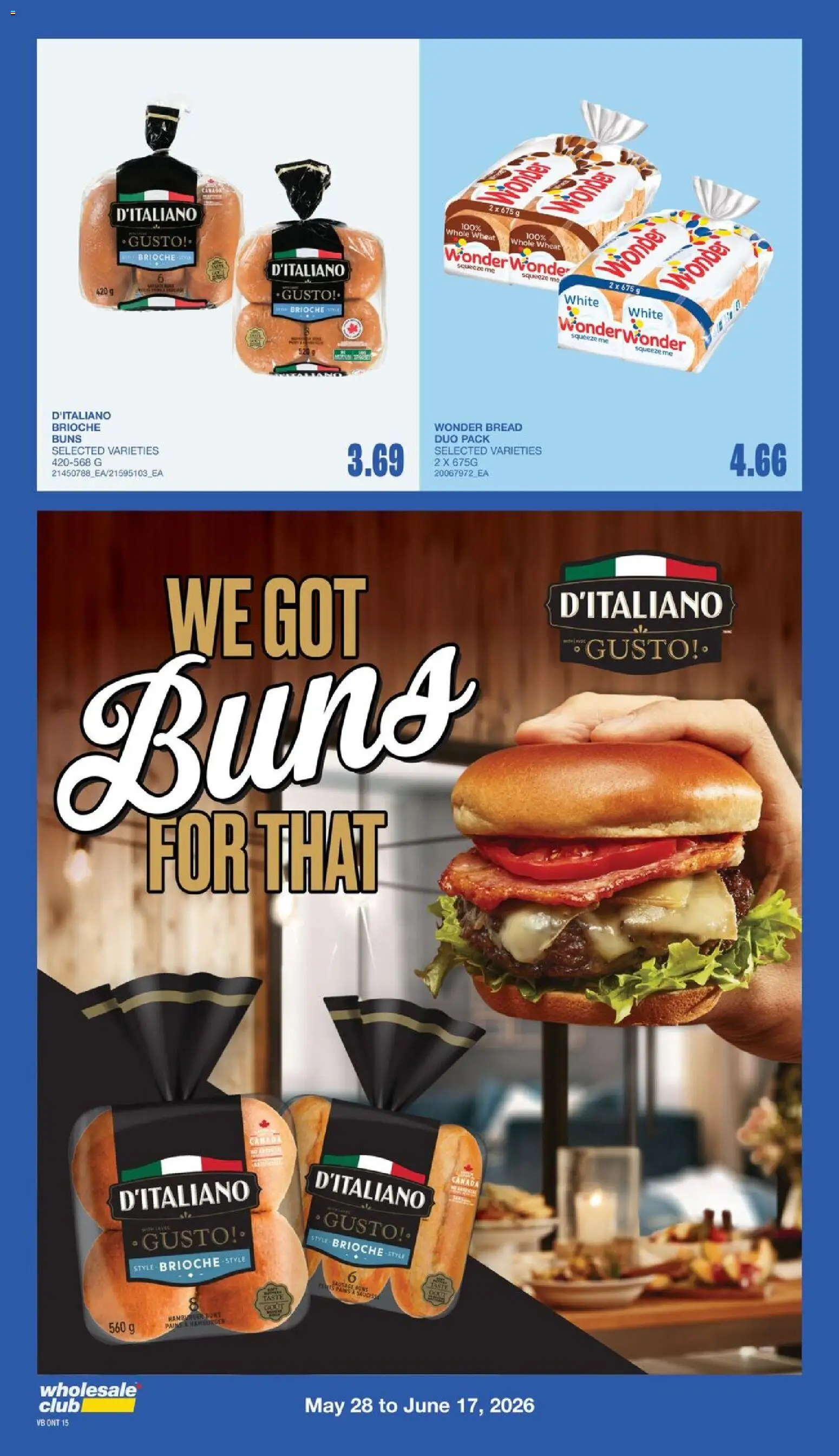 Wholesale Club flyer valid from 14.05.2026 | Page: 33 | Products: Bread