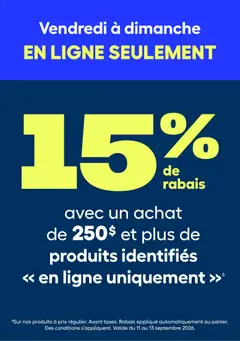 Preview of Rona circulaire from shop Rona valid from Sep 10, 2026
