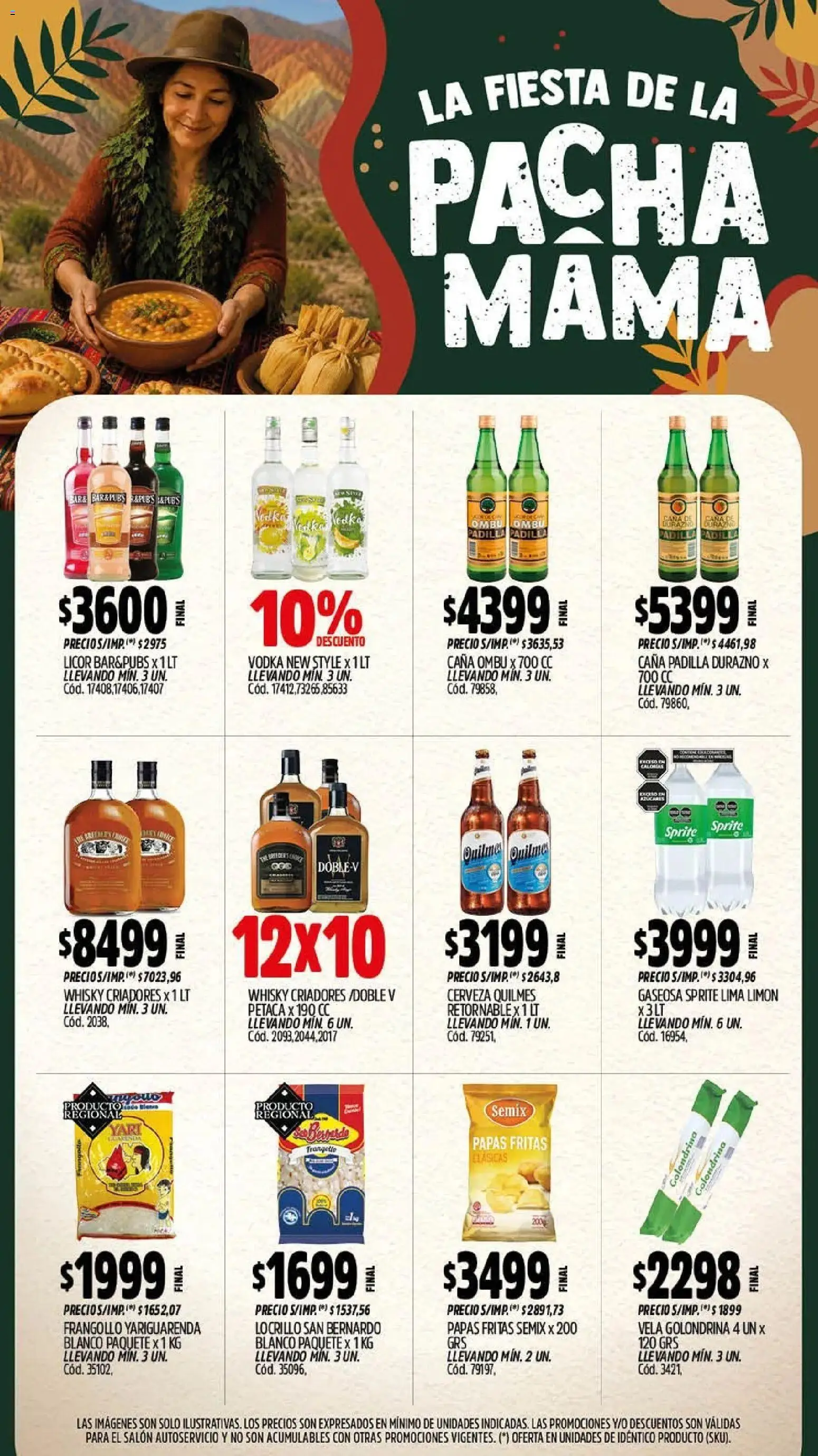 Yaguar - Oferta Semanal Jujuy │ válido desde el 03/08/2026 | Página: 5 | Productos: Vodka, Durazno, Gaseosa, Papas