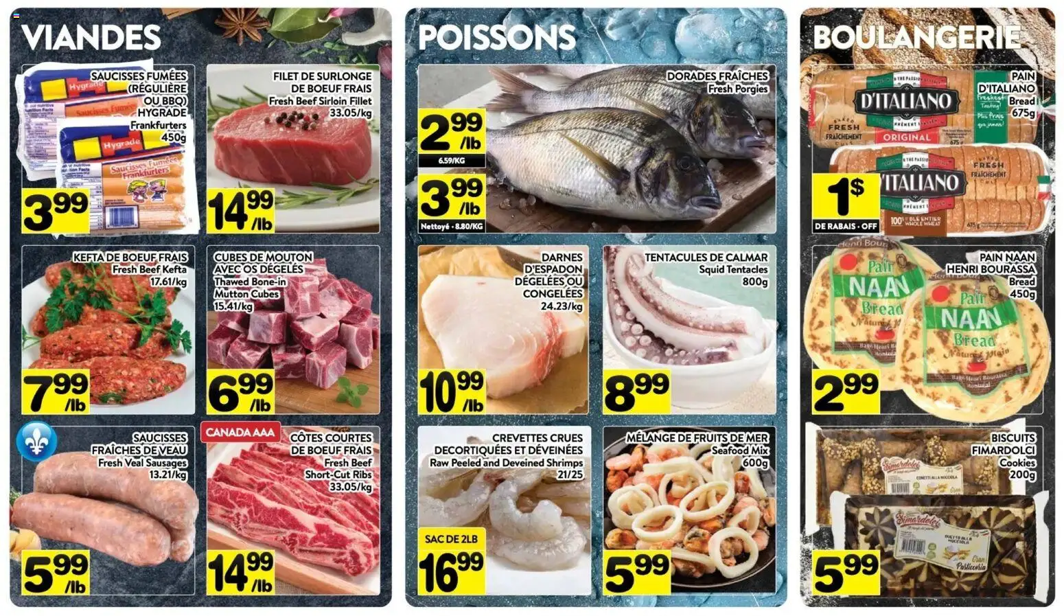 Pa Supermarché flyer valid from 08.06.2026 | Page: 4 | Products: Beef, Cookies, Bread
