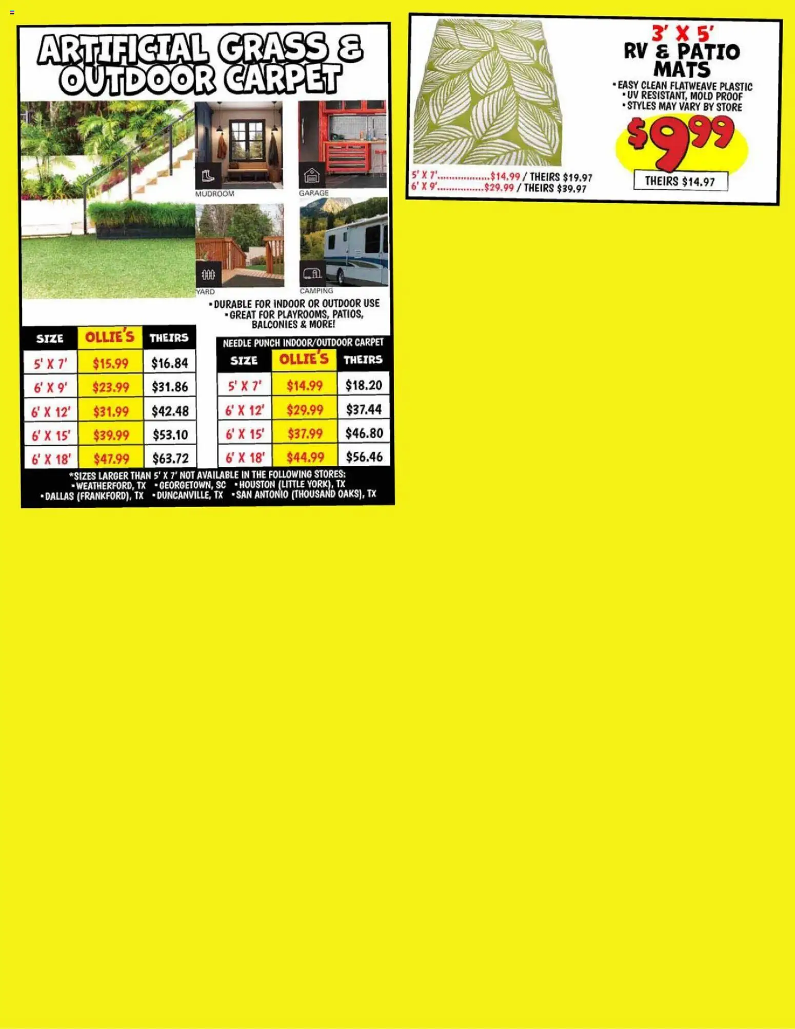 Ollie's A/C and Fan Ad - valid from 12.06.2026 | Page: 5 | Products: Carpet