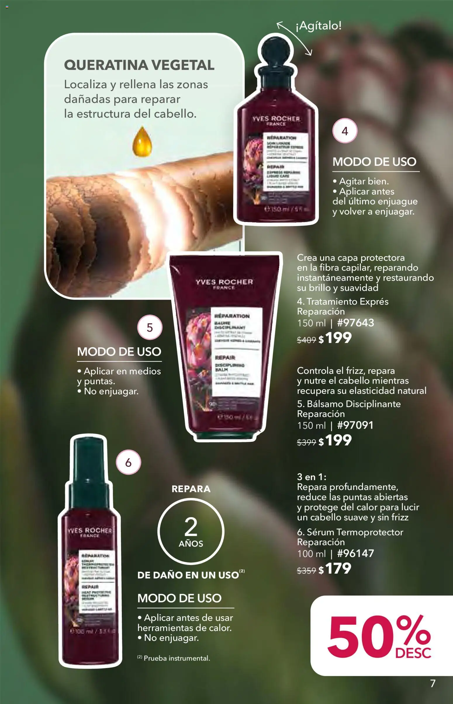 Nuevas ofertas de Yves Rocher válidas en toda la República Mexicana desde el 12.05.2026. ¡Encuentra las mejores ofertas en Yves Rocher campaña 7 2026! | Página: 7 | Productos: Serum, Brillo, Bálsamo