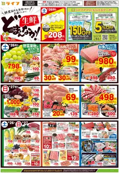2026/09/26から有効なオファーを含む ライフ 世田谷区 - 9/26号 生鮮どまんなか！