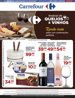Carrefour ofertas Queijos e Vinhos - Pré-Visualização do folheto da loja Carrefour, válido de 16/07/2026