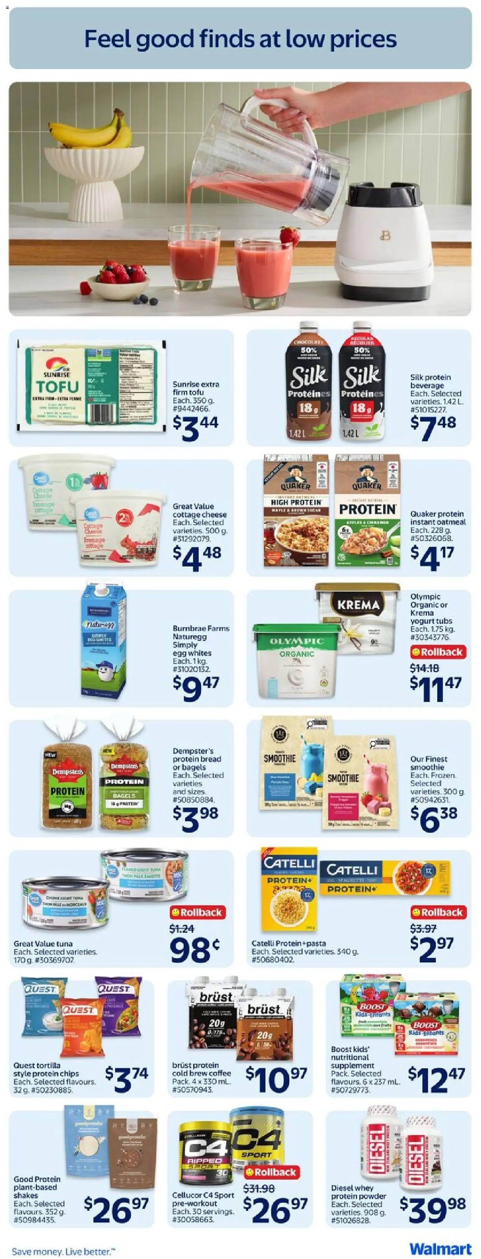 Walmart flyer valid from 07.05.2026 | Page: 19 | Products: Chips, Cottage cheese, Cheese, Apples