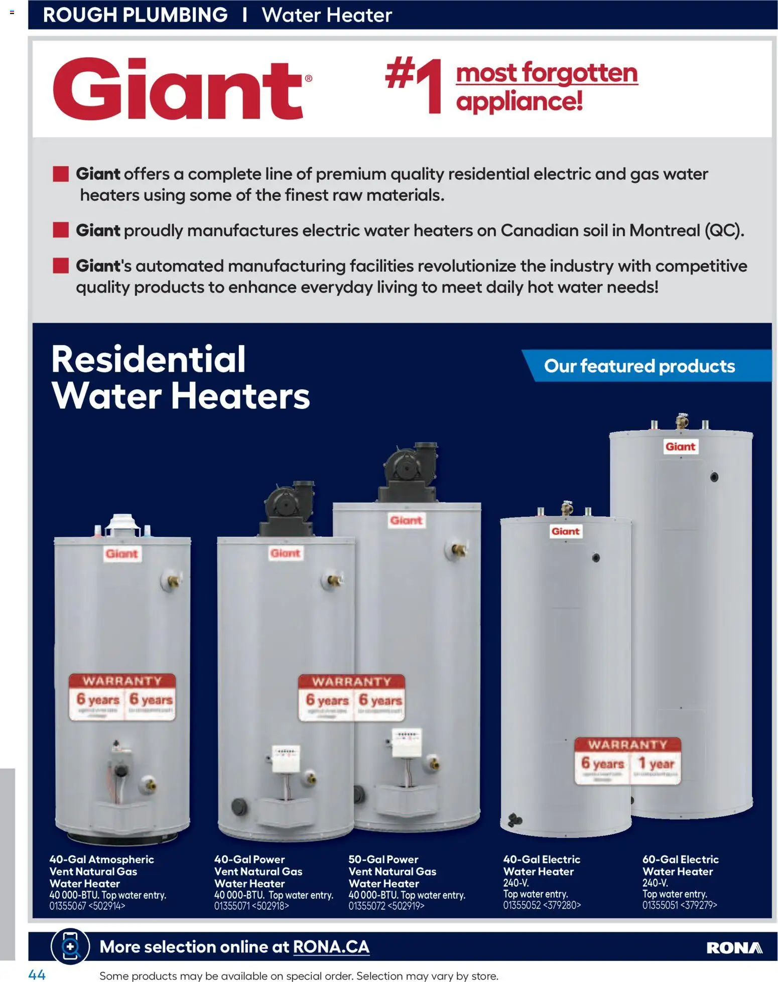 Rona flyer valid from Feb 26, 2026 | Page: 44 | Products: Water, Soil