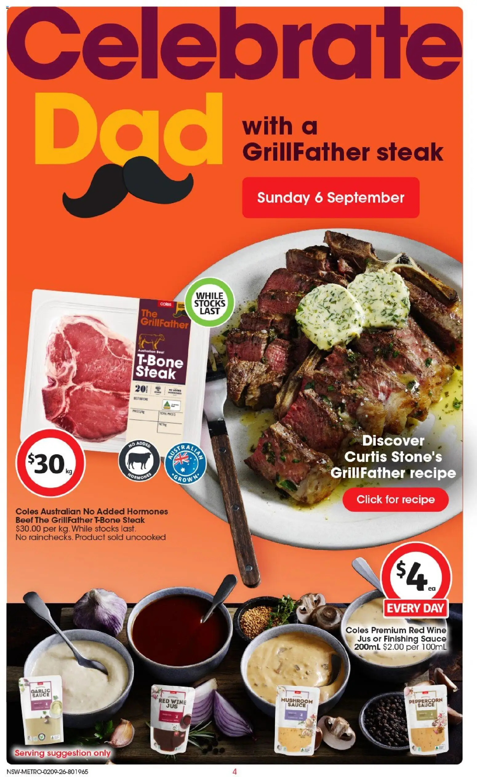 Coles catalogue - valid from 02/09/2026 | Page: 5 | Products: Wine, Beef, Sauce, Red wine