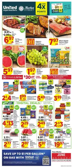 Preview of United Supermarkets weekly ads valid from 10.06.2026