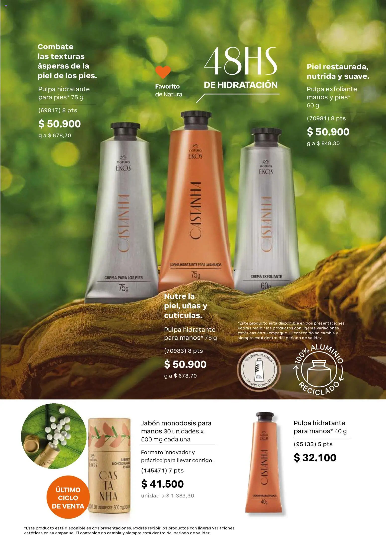 Natura revista - valida desde el 23/09/2026 | Página: 146 | Productos: Crema, Jabón