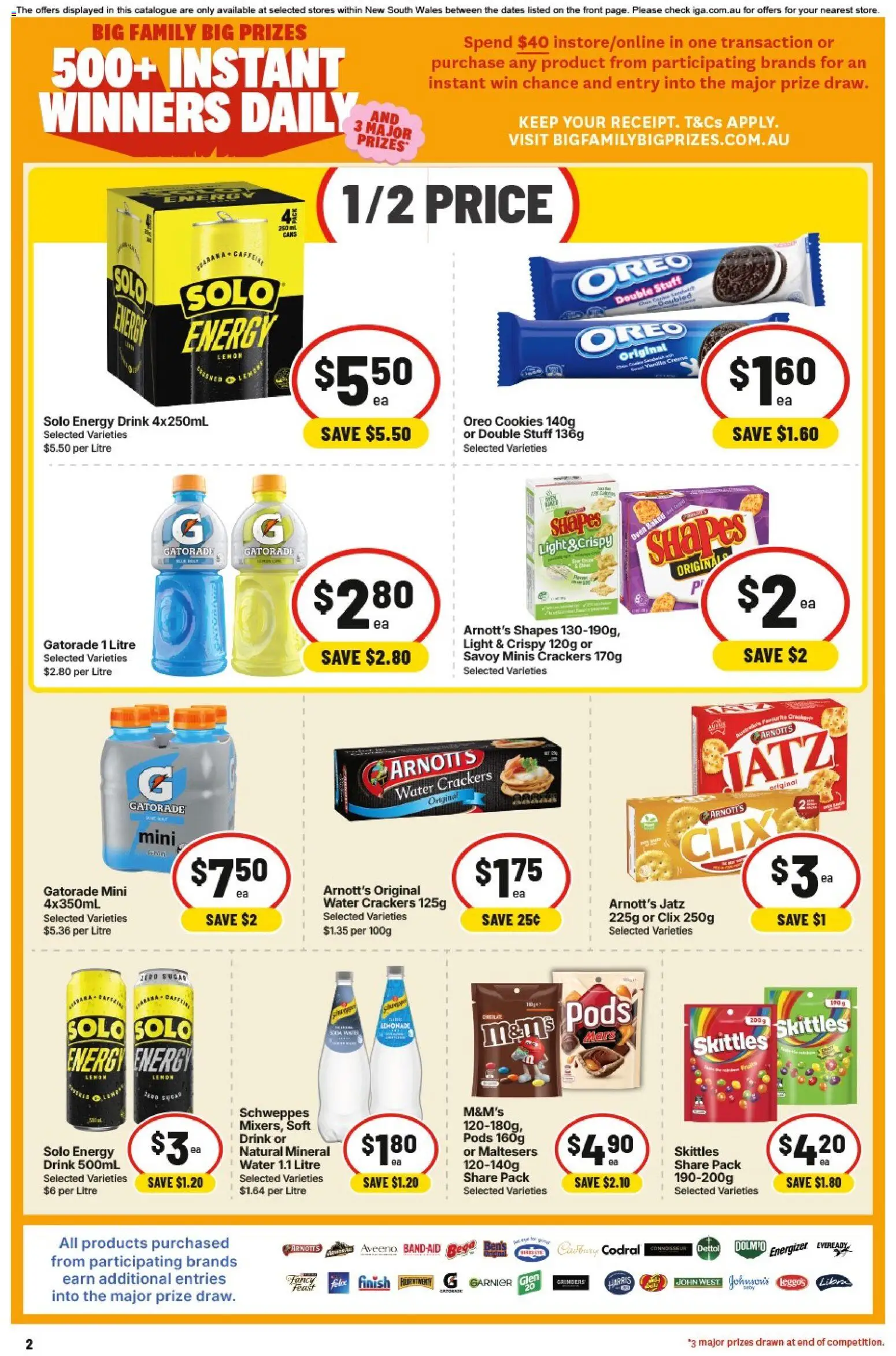 IGA catalogue - valid from 01/07/2026 | Page: 2 | Products: Light, Water, Lemon, Oven