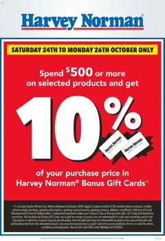 Harvey Norman Great deals on TV and Audio preview  - valid from 24 Oct 2026