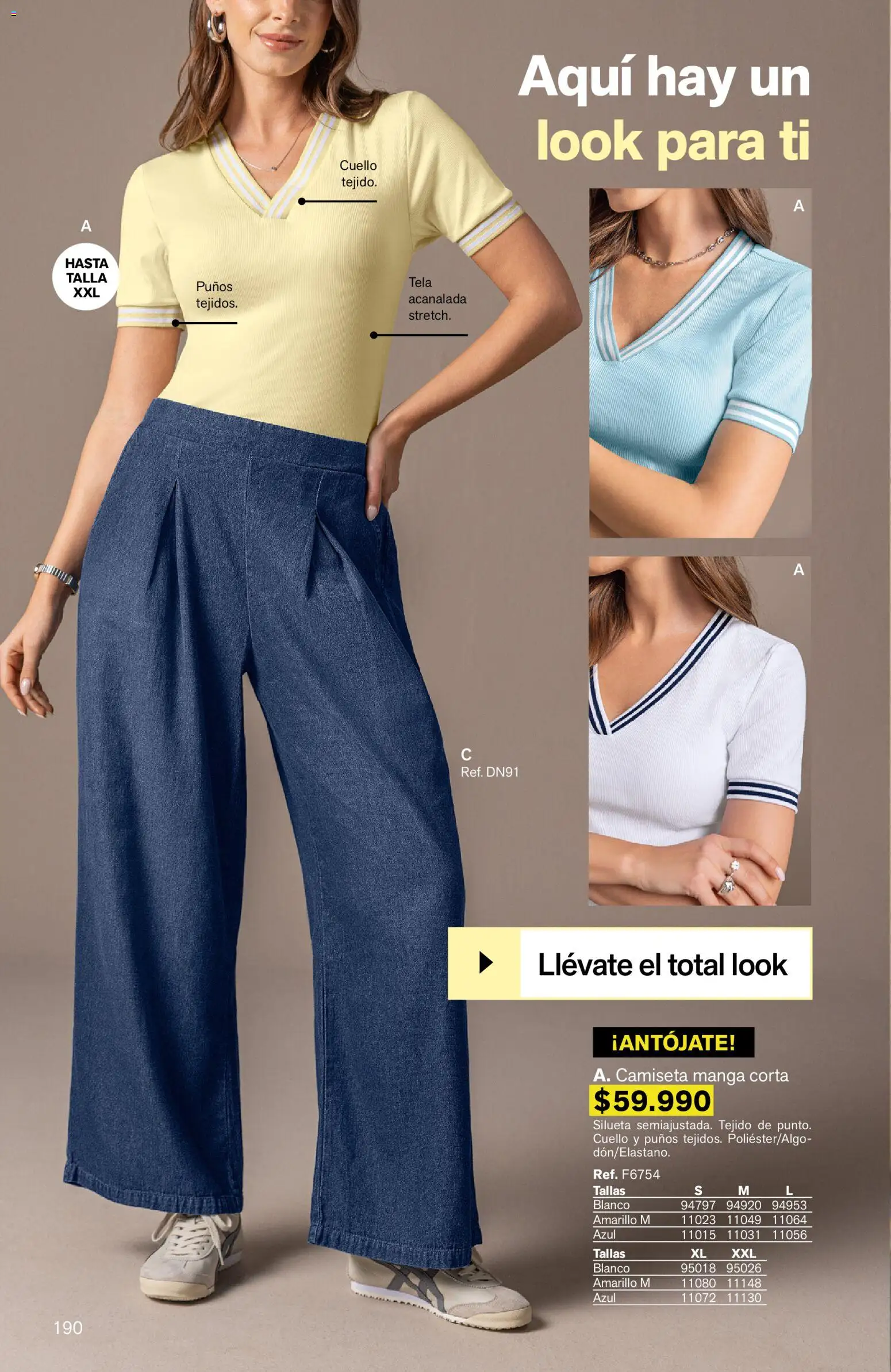 Leonisa revista - valida desde el 24/08/2026 | Página: 190 | Productos: Camiseta, Cuello