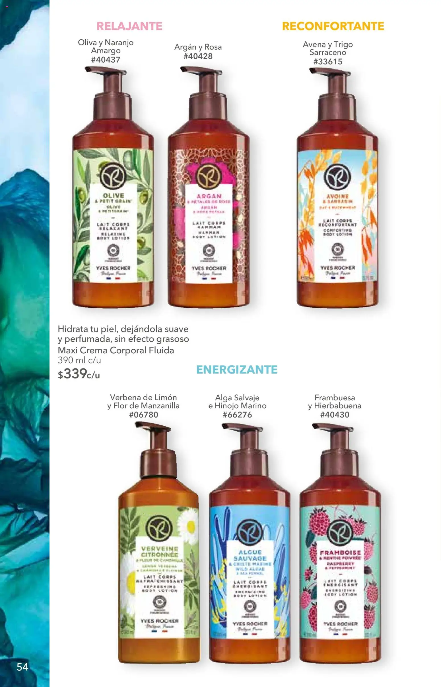 Nuevas ofertas de Yves Rocher válidas en toda la República Mexicana desde el 25/08/2026. ¡Encuentra las mejores ofertas en Yves Rocher campaña 12 2026! | Página: 54 | Productos: Avena, Crema, Hinojo, Limón