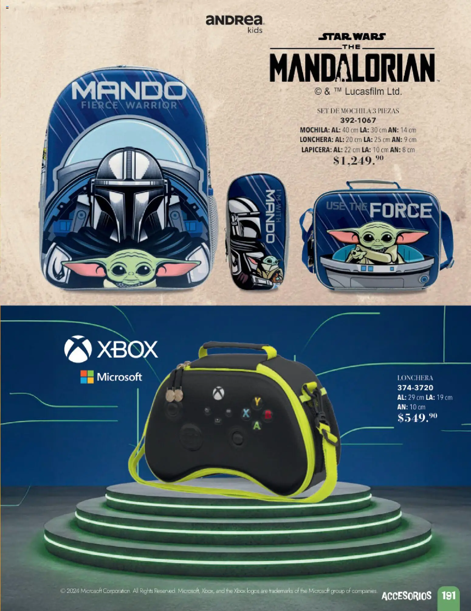 Nuevas ofertas de Andrea válidas en toda la República Mexicana desde el 24.05.2026. ¡Encuentra las mejores ofertas en Andrea catálogo Infantil! | Página: 147 | Productos: Mochila, Xbox