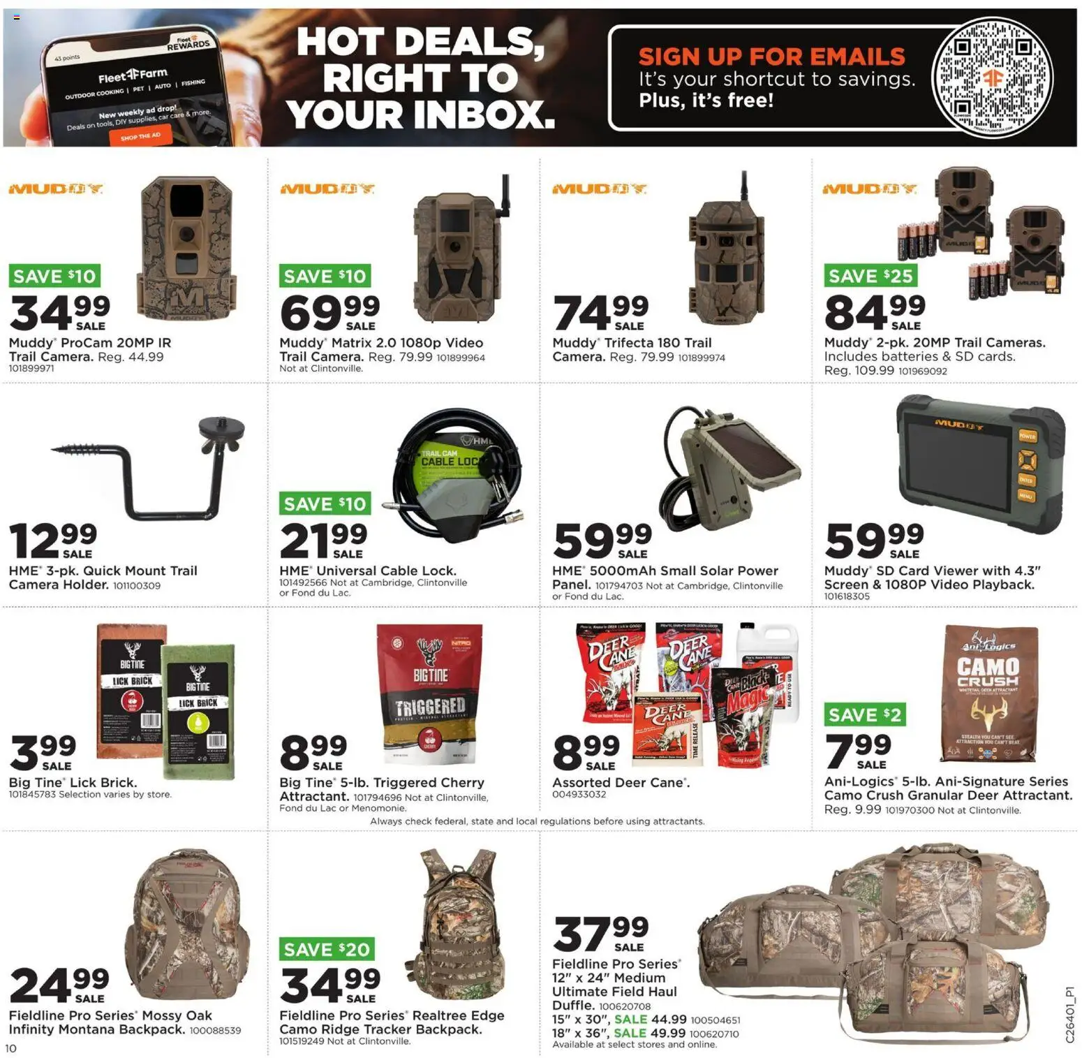 Mills Fleet Farm Weekly Ad - valid from 09/28/2026 | Page: 13 | Products: Ridge, Video, Camera, Cable