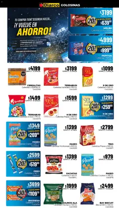 Vista previa Diarco ofertas válido desde el 08.06.2026 | Página: 5 | Productos: Galletitas, Arroz, Té, Golosinas