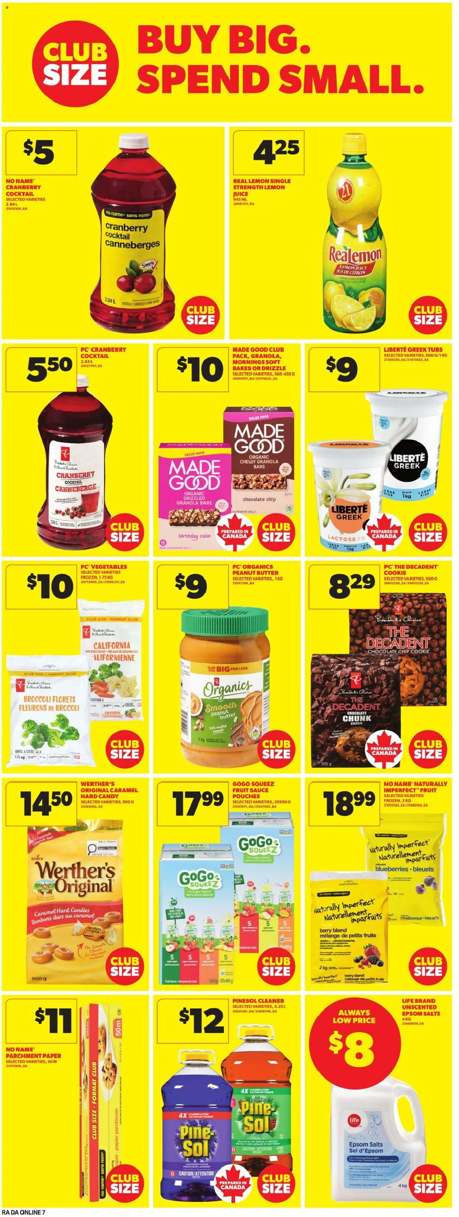 Atlantic Superstore flyer valid from 09.04.2026 | Page: 17 | Products: Candies, Butter, Chocolate, Juice