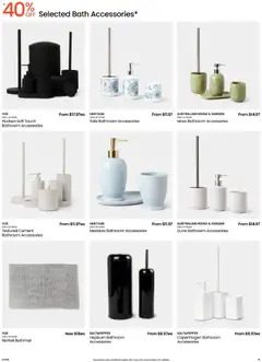 Preview of Myer Bed, Bath & Living Essentials - valid from 05.05.2026 | Page: 14 | Products: Bath, Accessories, Bathroom, Bathmat