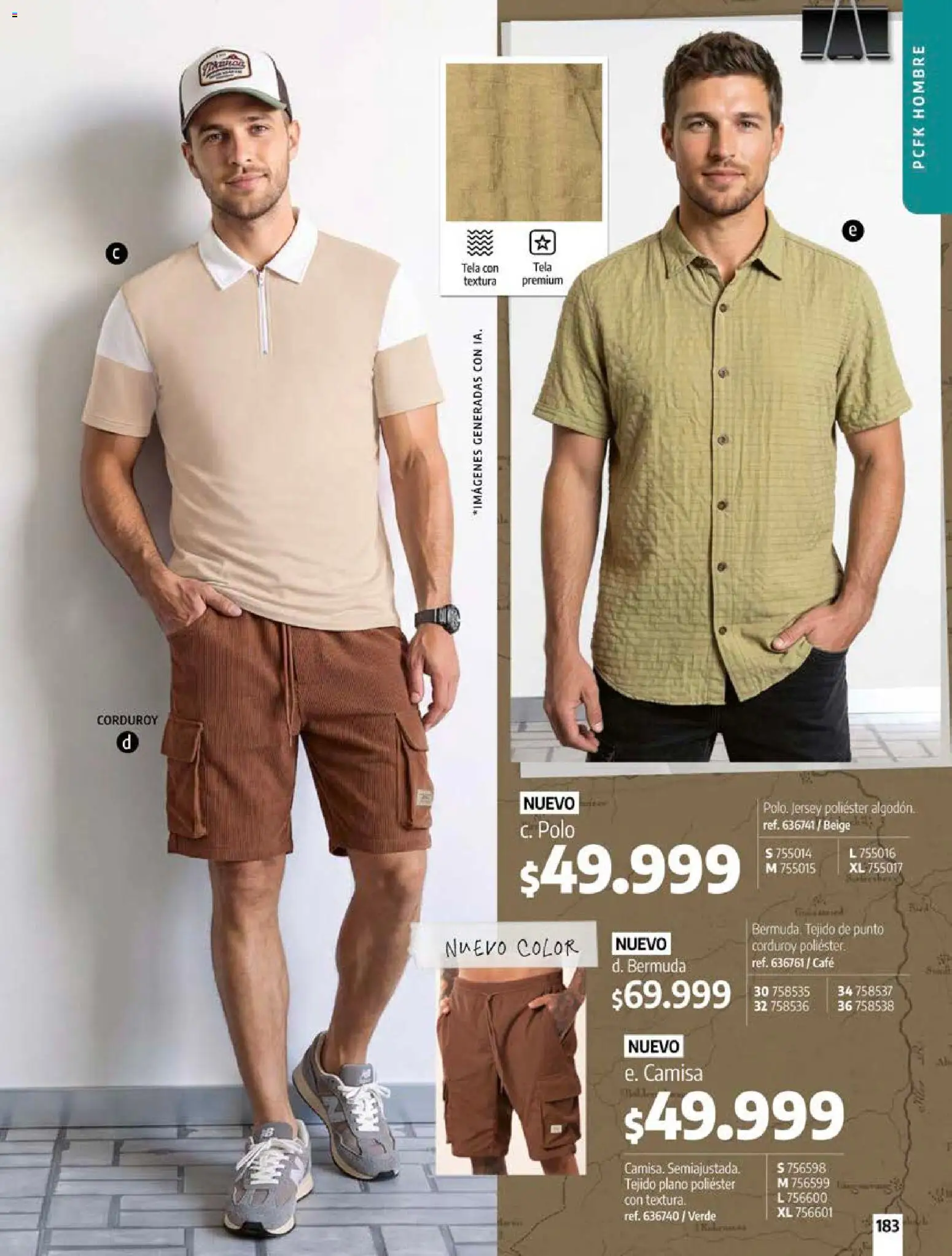 Pacifika revista - valida desde el 18/10/2026 | Página: 183 | Productos: Bermuda, Camisa, Café