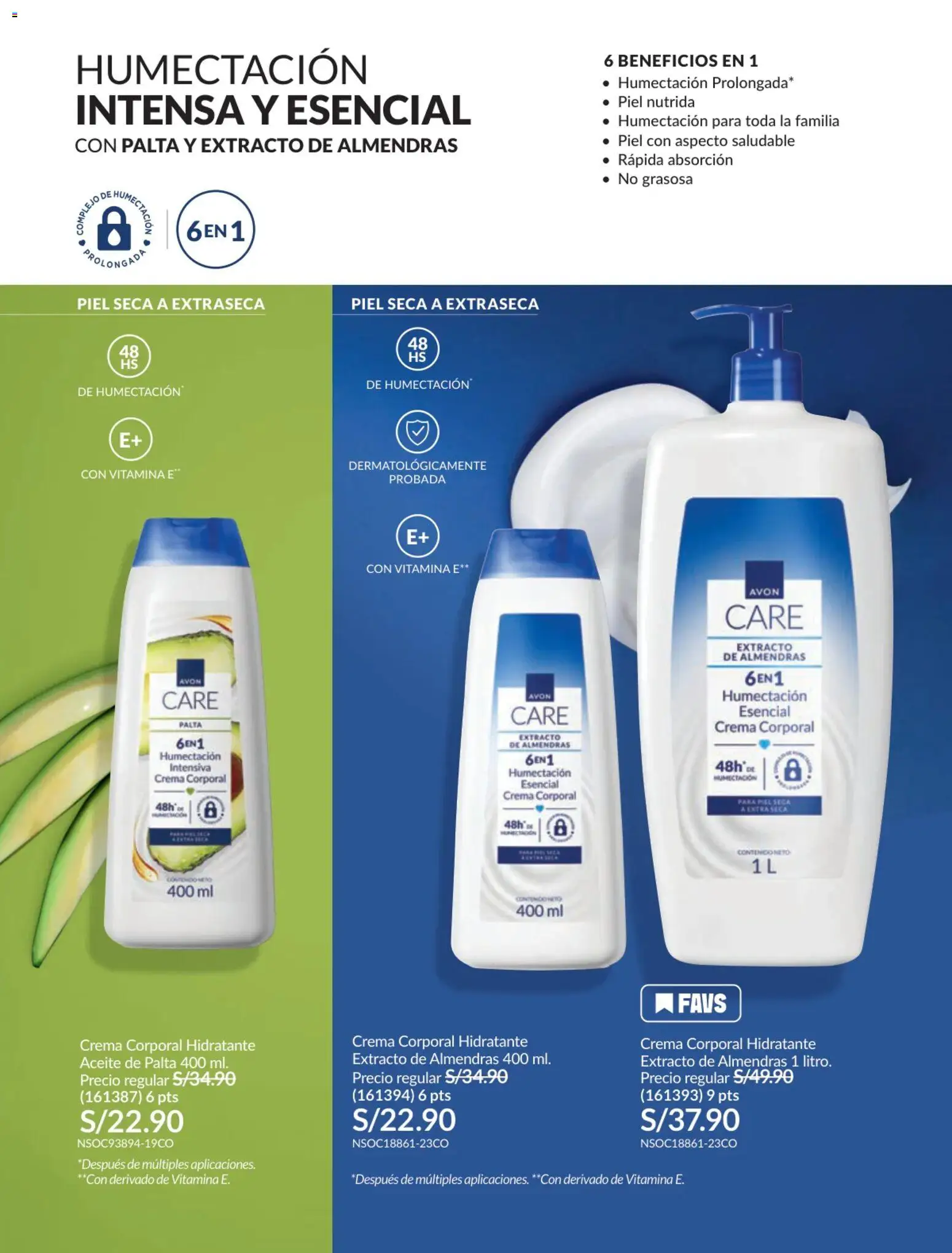 Catálogo Avon válido desde 17.06.2026 | Página: 137 | Productos: Aceite, Crema, Almendras