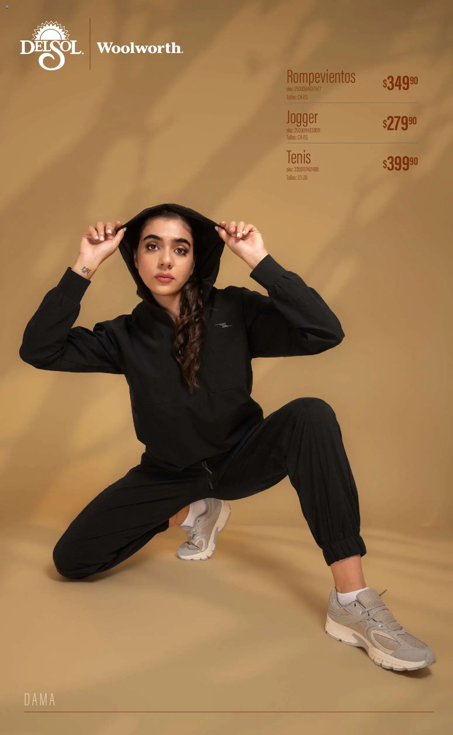 Nuevas ofertas de Del Sol y Woolworth válidas en toda la República Mexicana desde el 01/10/2026. ¡Encuentra las mejores ofertas en Del Sol y Woolworth catálogo Luce el Otoño! | Página: 8 | Productos: Tenis