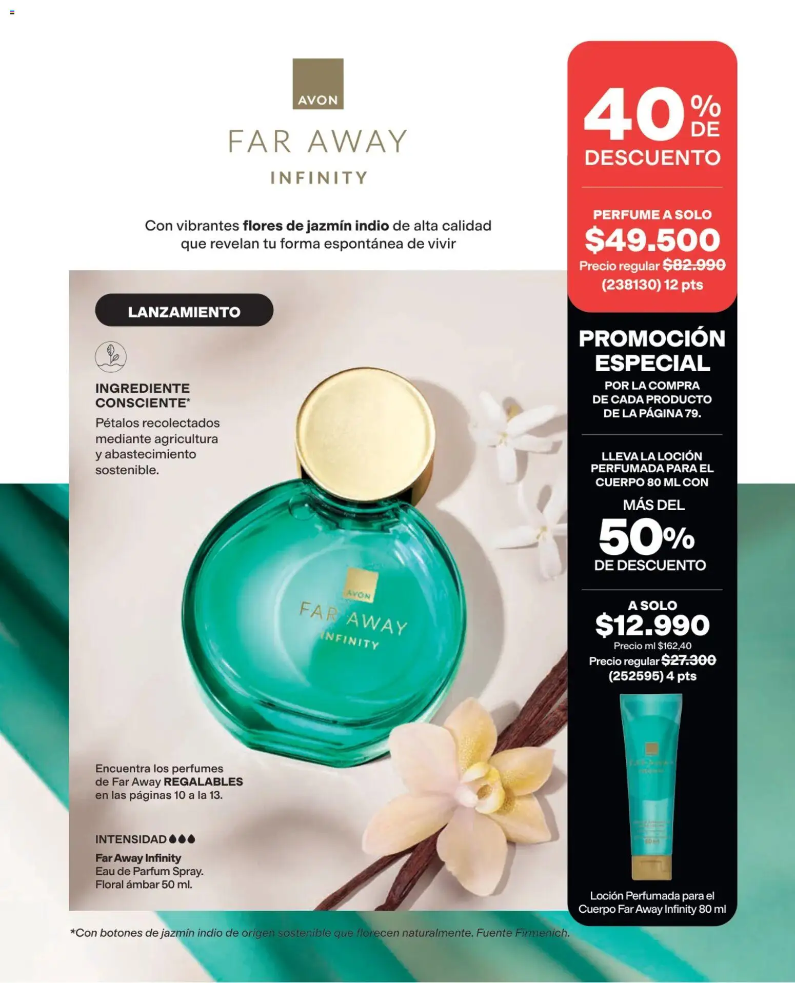 Avon revista - valida desde el 03/08/2026 | Página: 79 | Productos: Flores, Loción, Perfumes, Perfume