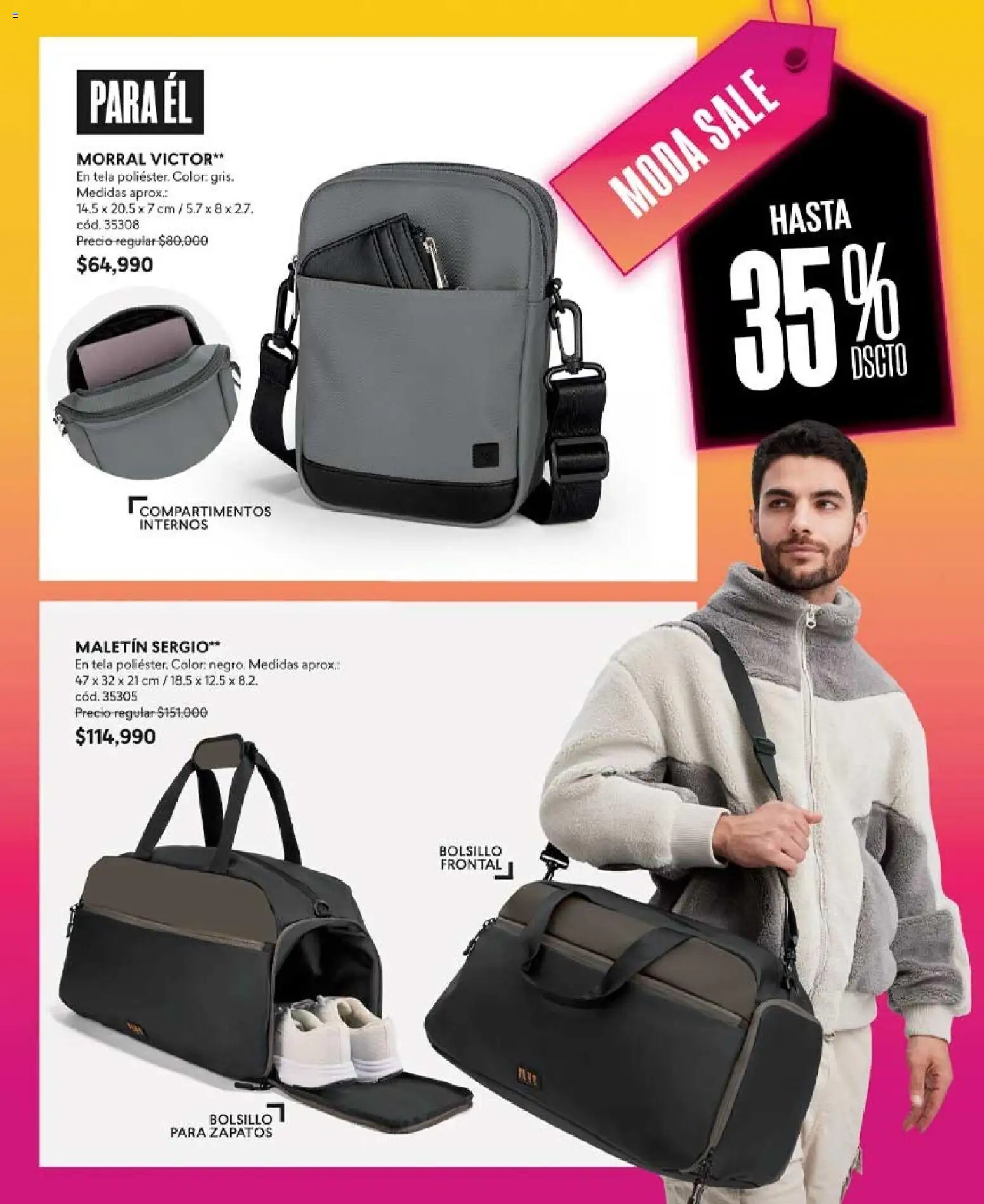 CyZone revista - valida desde el 10/08/2026 | Página: 45 | Productos: Maletin, Morral, Zapatos