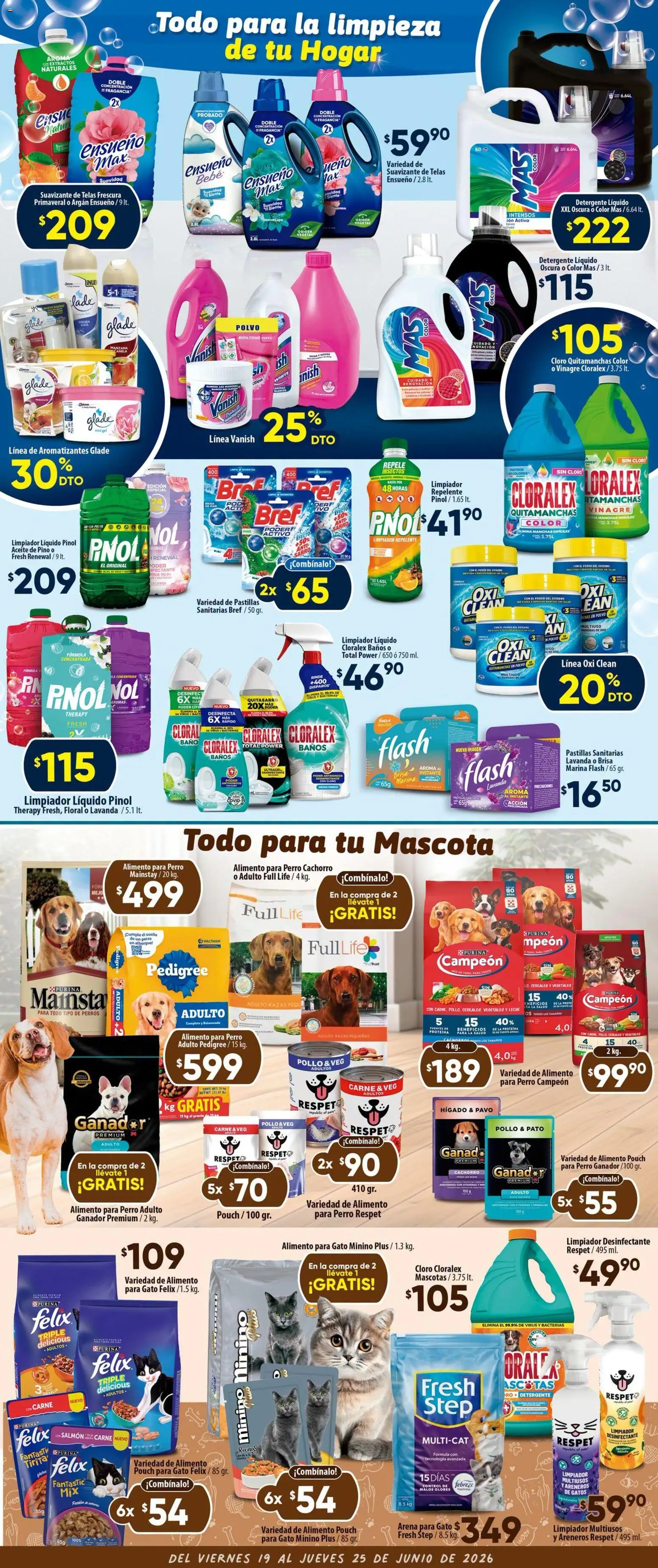 Nuevas ofertas de Calimax válidas en toda la República Mexicana desde el 19.06.2026. ¡Encuentra las mejores ofertas en Calimax folleto Mexicali y SLRC! | Página: 7