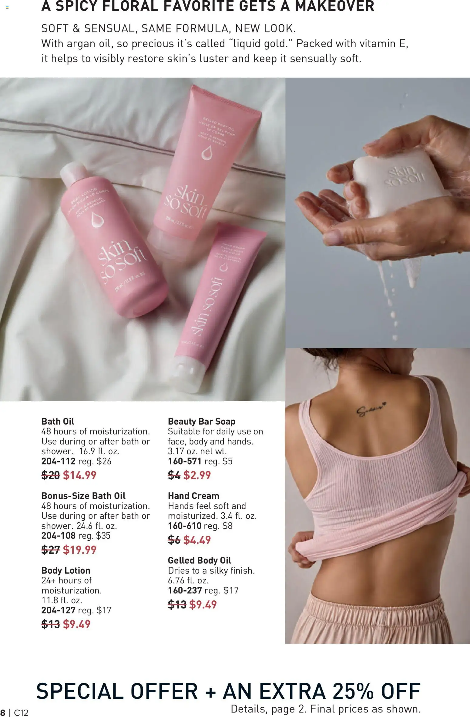 Avon Brochure - valid from 03.06.2026 | Page: 8 | Products: Vitamin, Oil, Soap, Bar Soap