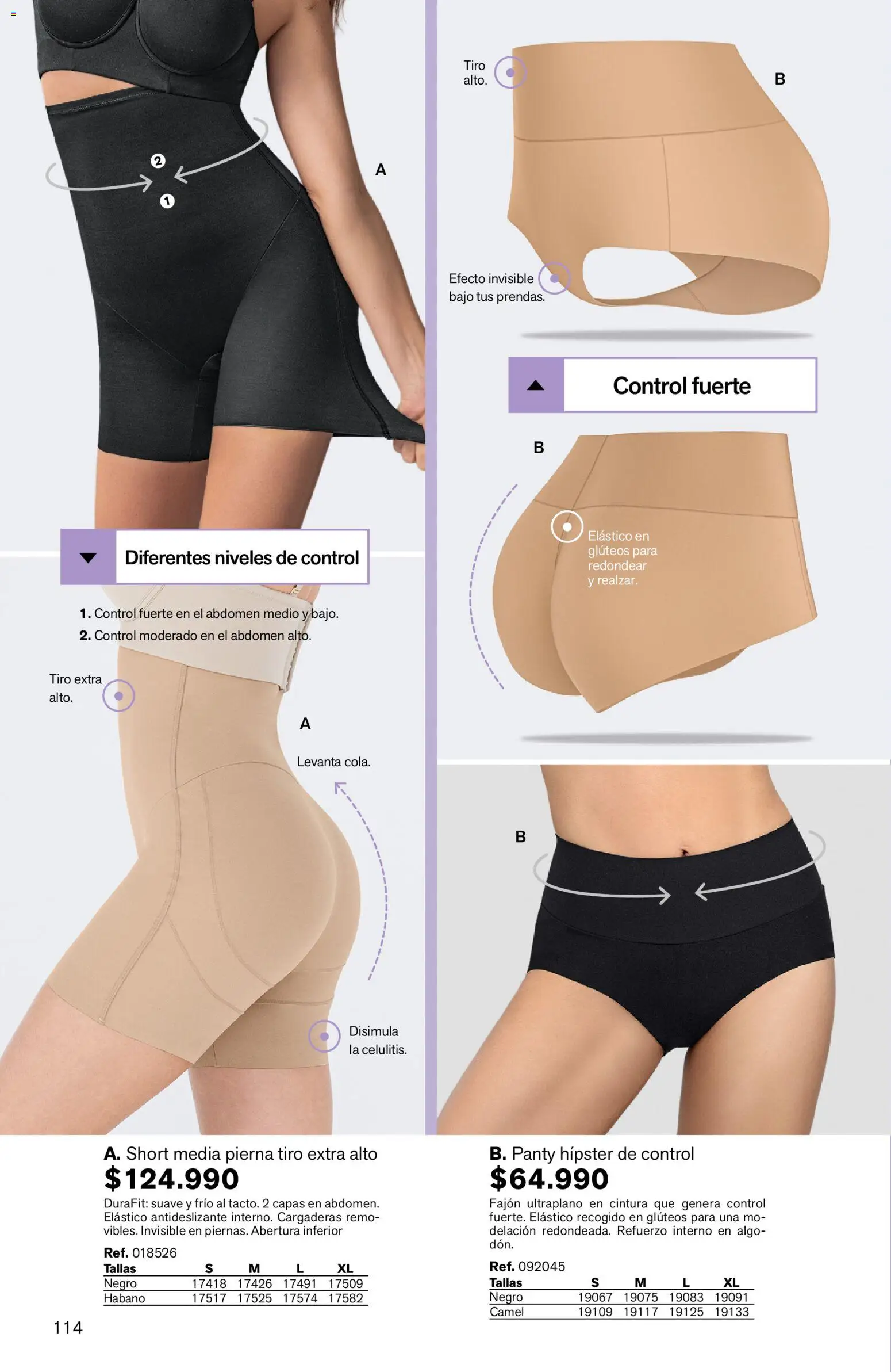 Leonisa revista - valida desde el 24/08/2026 | Página: 114 | Productos: Bajo, Pierna, Short