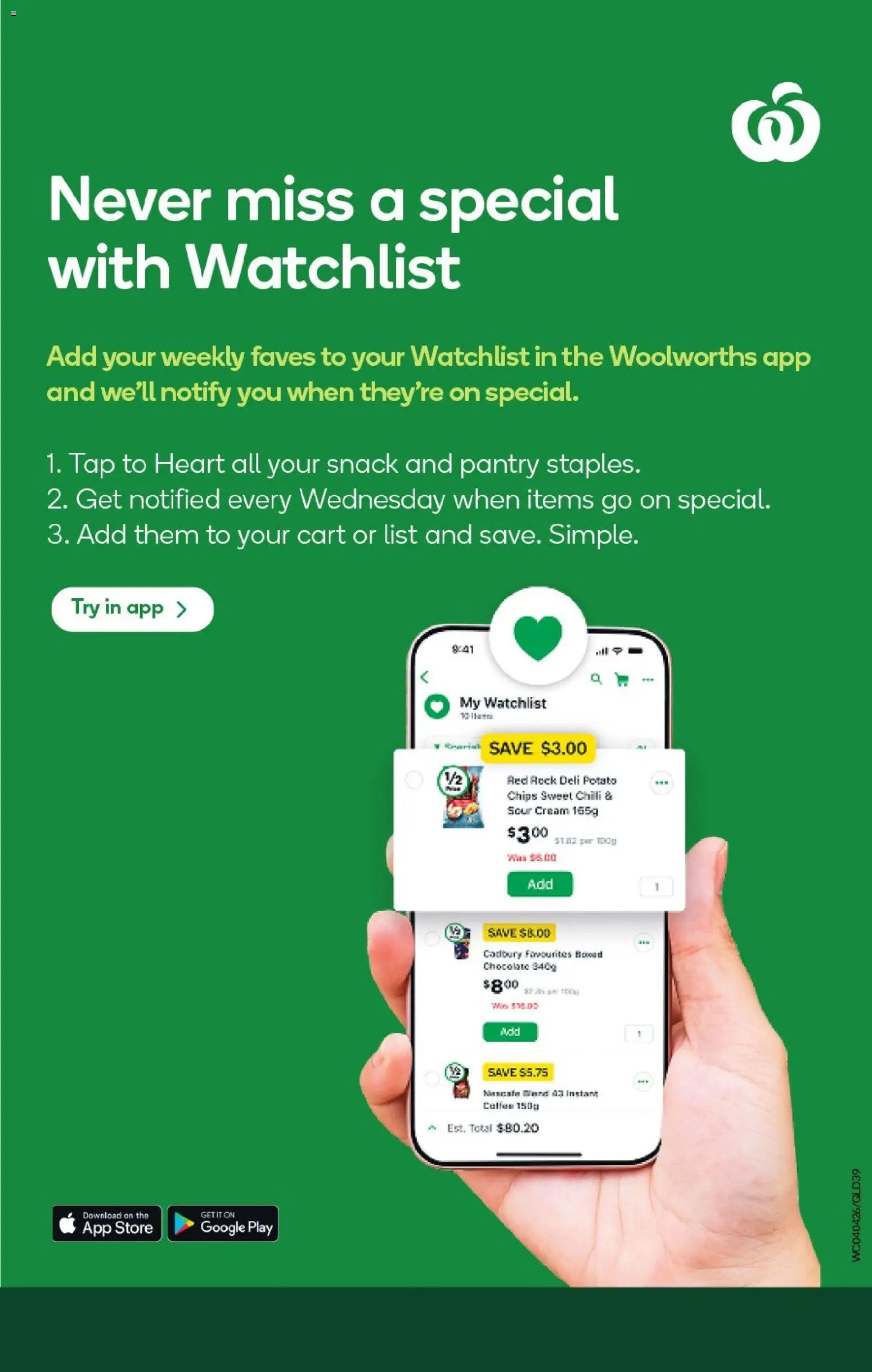 Woolworths catalogue - valid from 08.04.2026 | Page: 39 | Products: Coffee, Cart, Sour cream, Chips