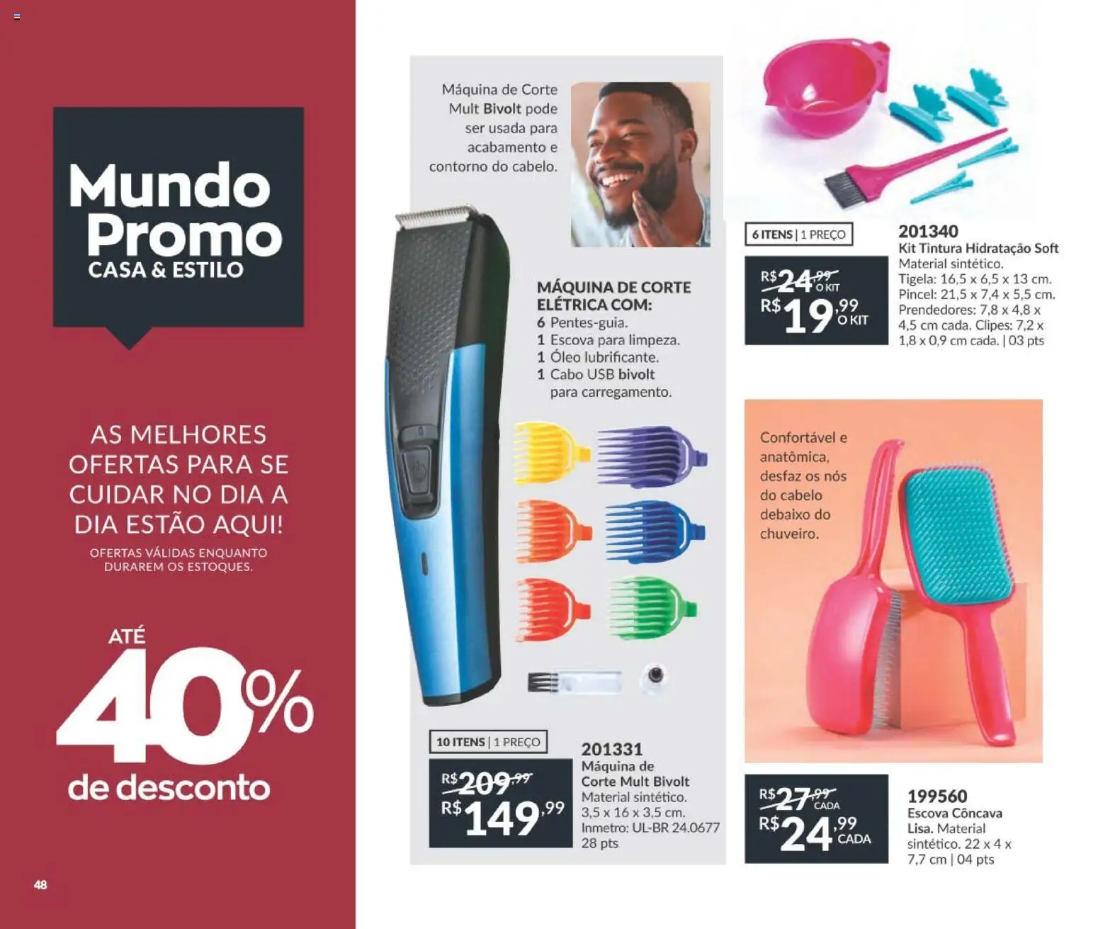 Avon Folheto - válido de 29/06/2026 | Página: 56 | Produtos: Pincel, Escova, USB, Tigela