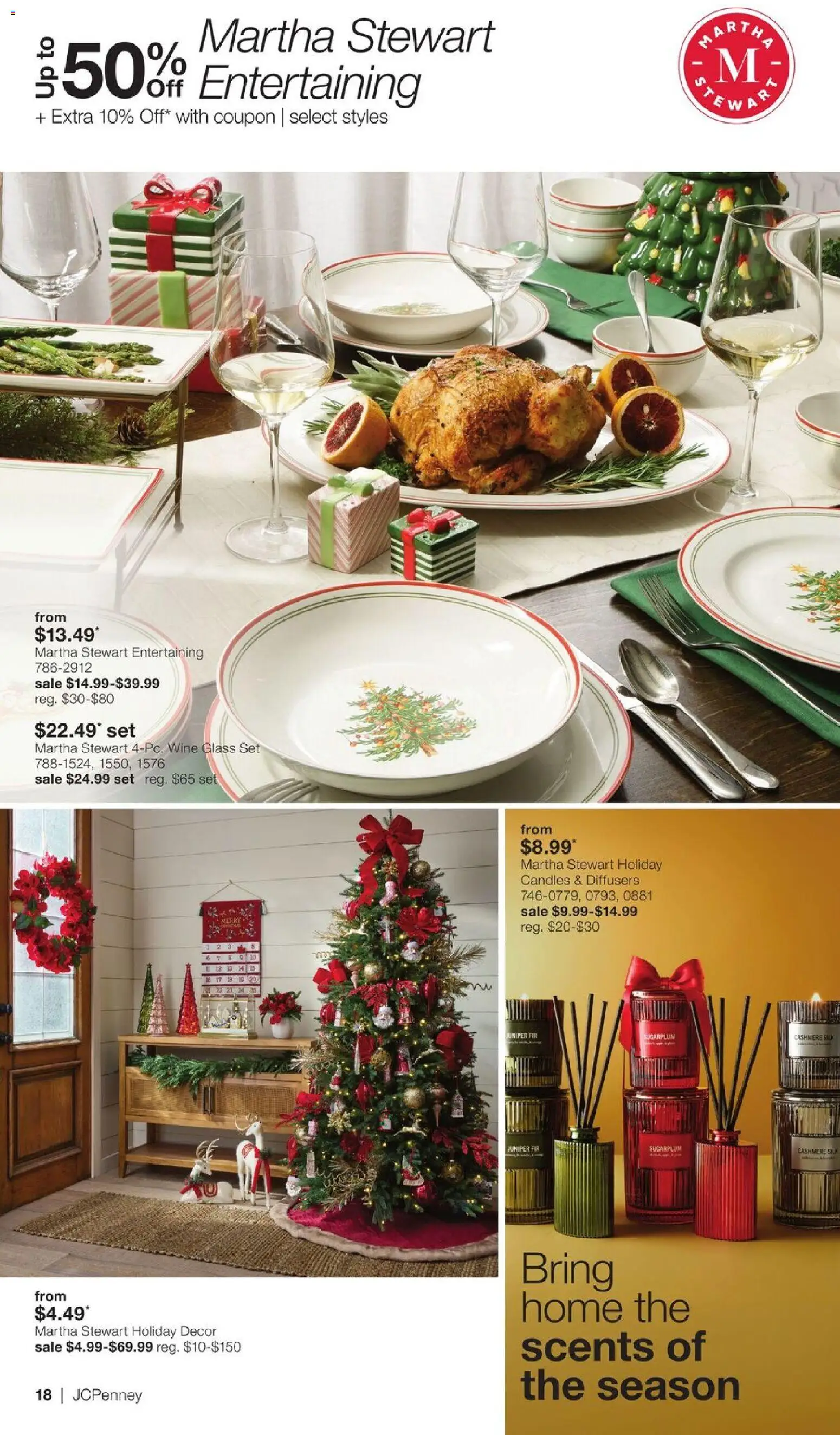 JCPenney Semi-Annual Home Sale - valid from 09/28/2026 | Page: 17 | Products: Candles, Wine