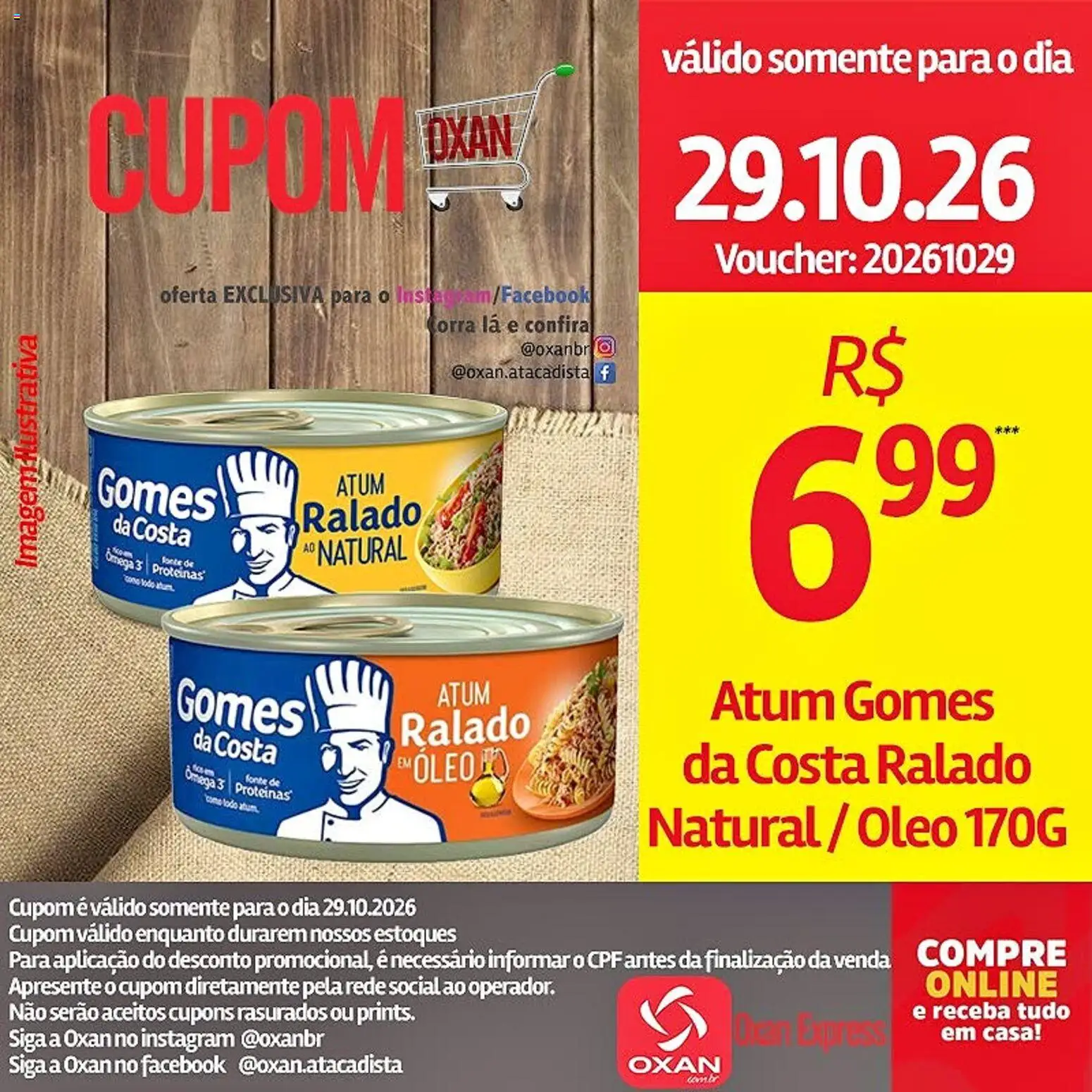 Oxan Atacadista Folheto - válido de 29/10/2026 | Página: 1