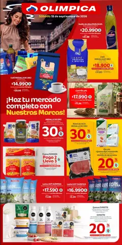 Olímpica - ¡Haz tu mercado completo con nuestras Marcas -  Vista previa de la revista de la tienda Olímpica valido desde el 19/09/2026