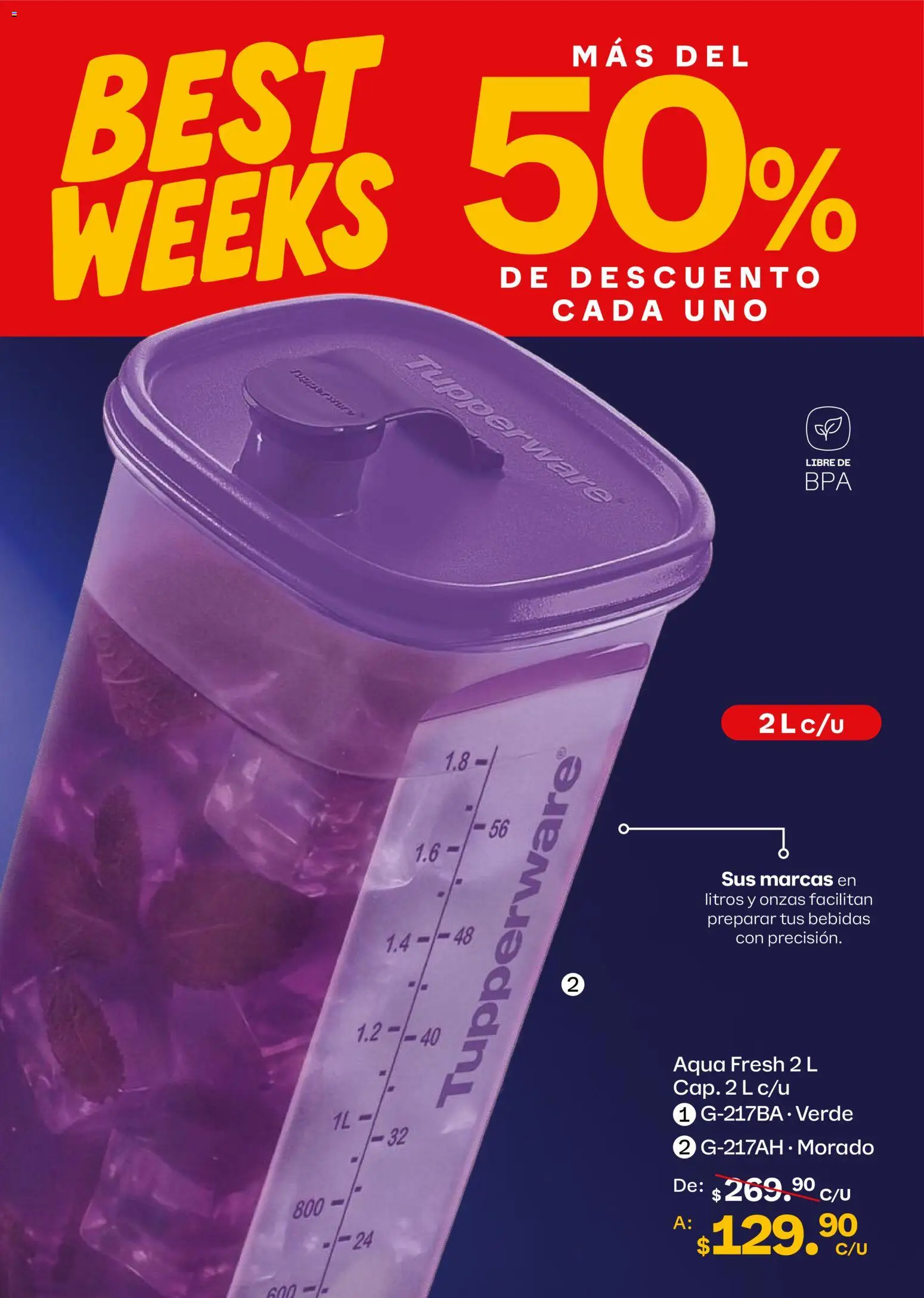 Nuevas ofertas de Tupperware válidas en toda la República Mexicana desde el 05/10/2026. ¡Encuentra las mejores ofertas en Tupperware catálogo! | Página: 5