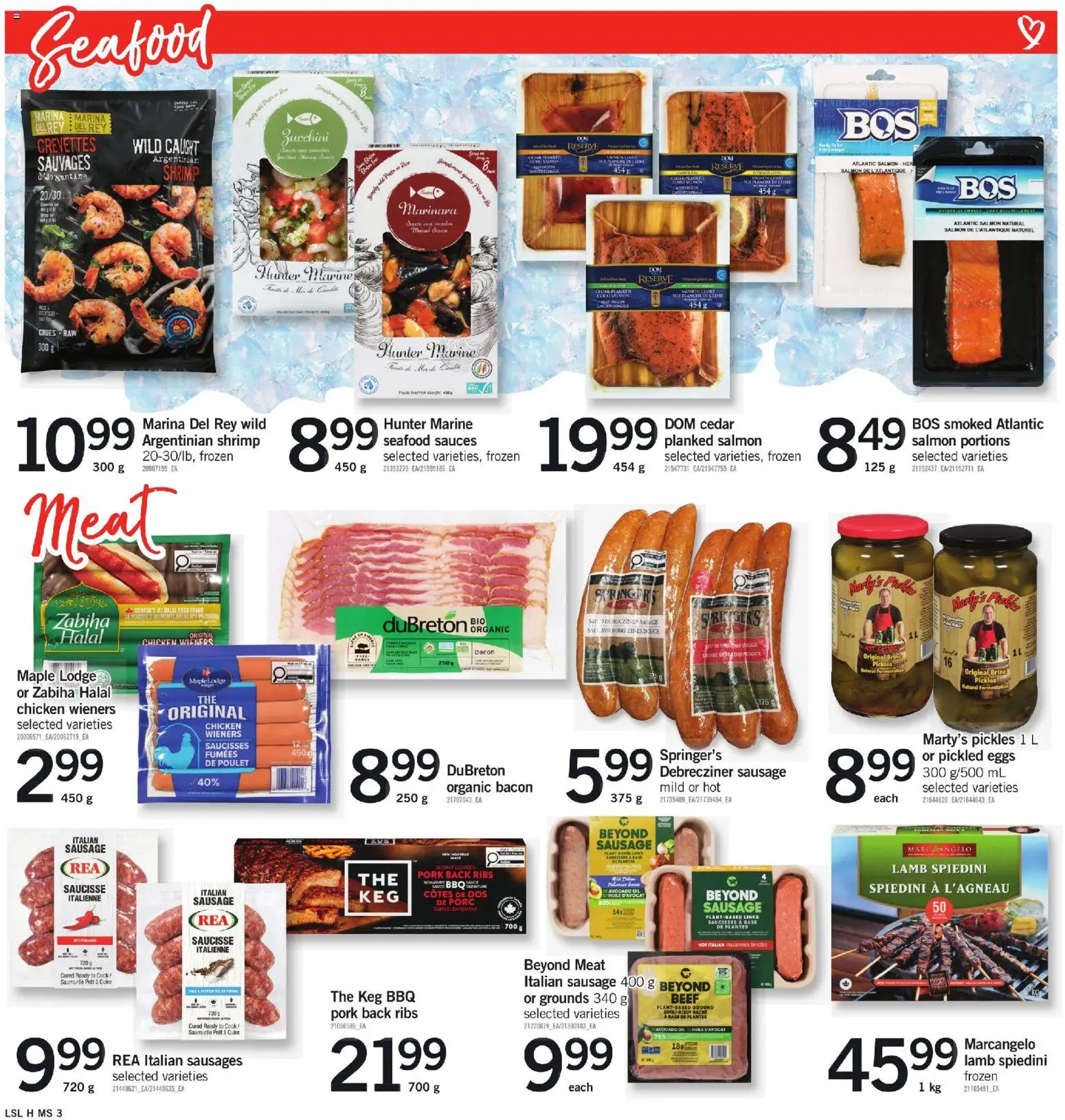 Loblaws flyer valid from 04.06.2026 | Page: 11 | Products: Beef, Pasta, Eggs, Pork