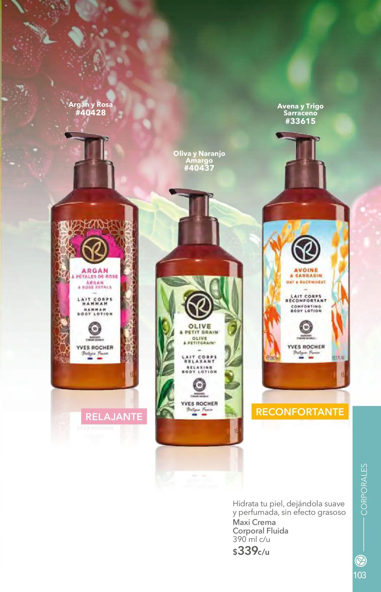 Nuevas ofertas de Yves Rocher válidas en toda la República Mexicana desde el 12.05.2026. ¡Encuentra las mejores ofertas en Yves Rocher campaña 7 2026! | Página: 105 | Productos: Avena, Crema, Body