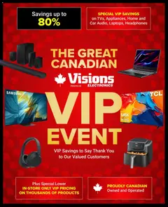 Preview of Visions weekly flyer / circulaire from shop Visions valid from Jul 3, 2026