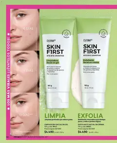 Catálogo CyZone Campaña 12 válido desde el 06.07.2026 | Página: 90 | Productos: Exfoliante facial, Crema