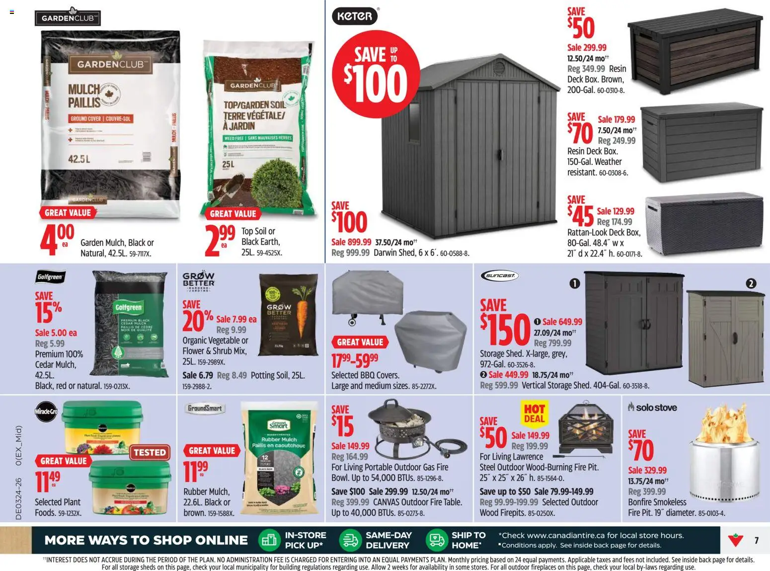 Canadian Tire flyer valid from 11.06.2026 | Page: 7 | Products: Stove
