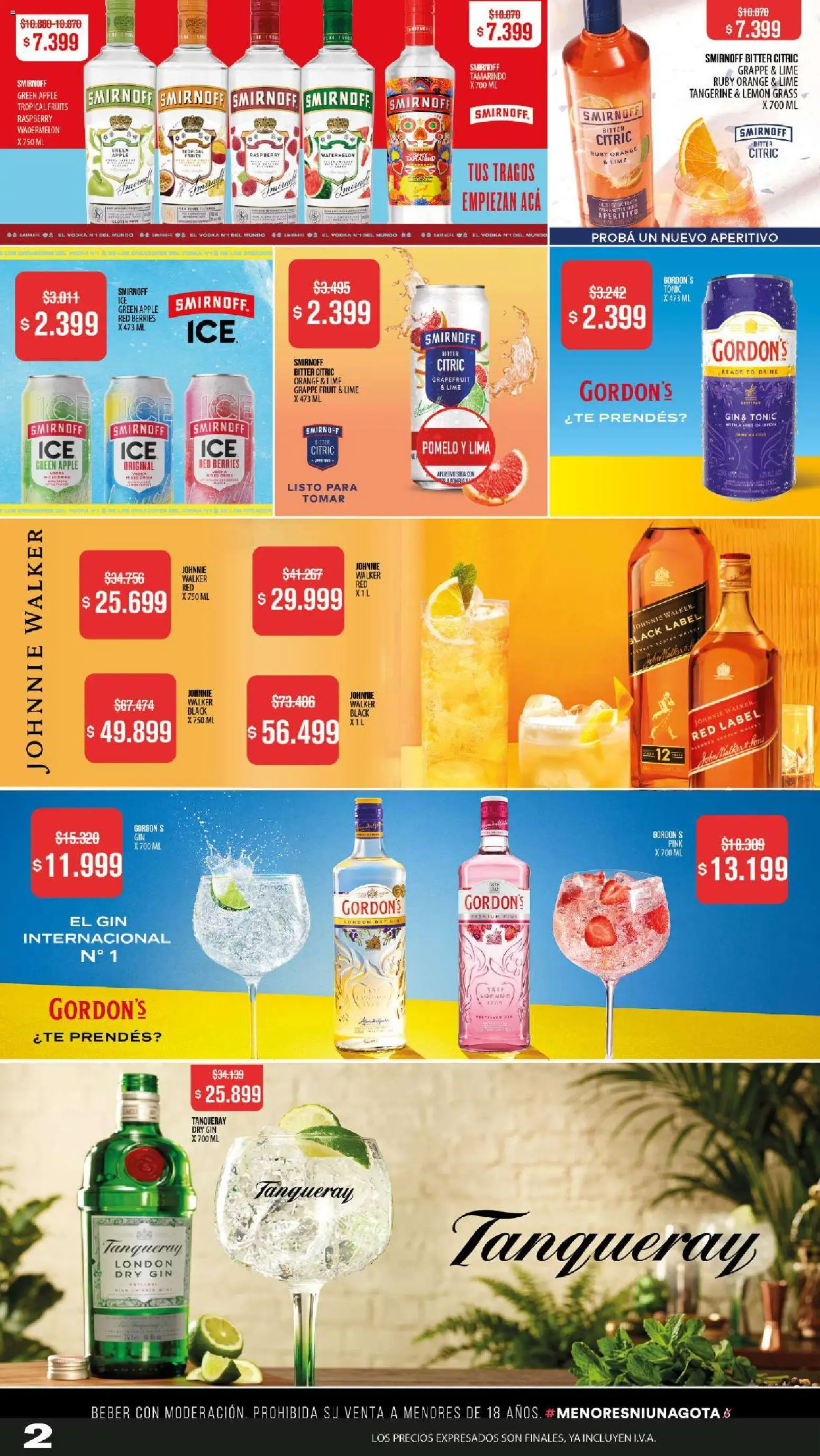 Makro ofertas Volvete a Ilusionar │ válido desde el 11.06.2026 | Página: 3 | Productos: Vodka, Gin, Lima, Pomelo