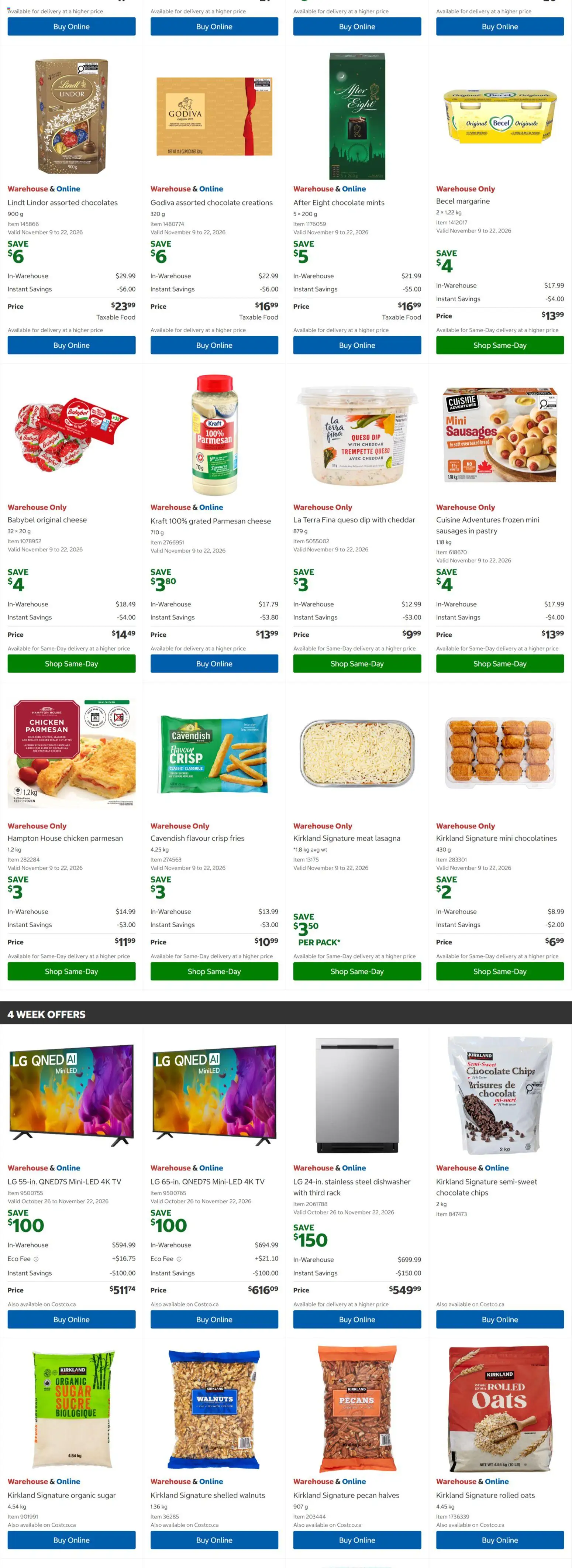 Costco flyer valid from Oct 26, 2026 | Page: 3