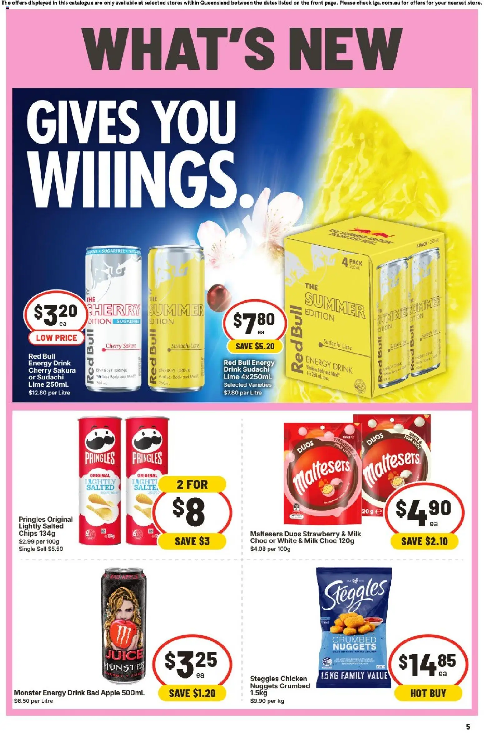 IGA catalogue - valid from 26/08/2026 | Page: 5 | Products: Box, Milk, Juice, Chips